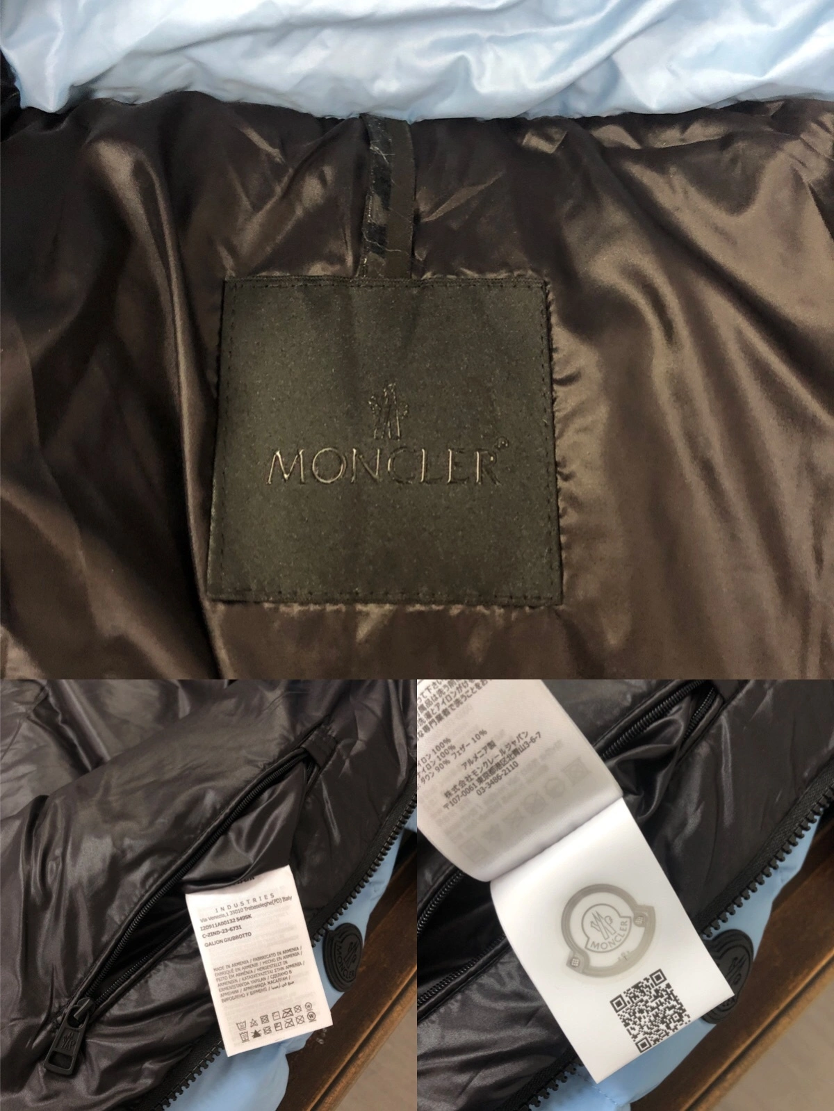 &wg.luxury- 2023 down jacket 2Colour item:C-F453K0415-2
